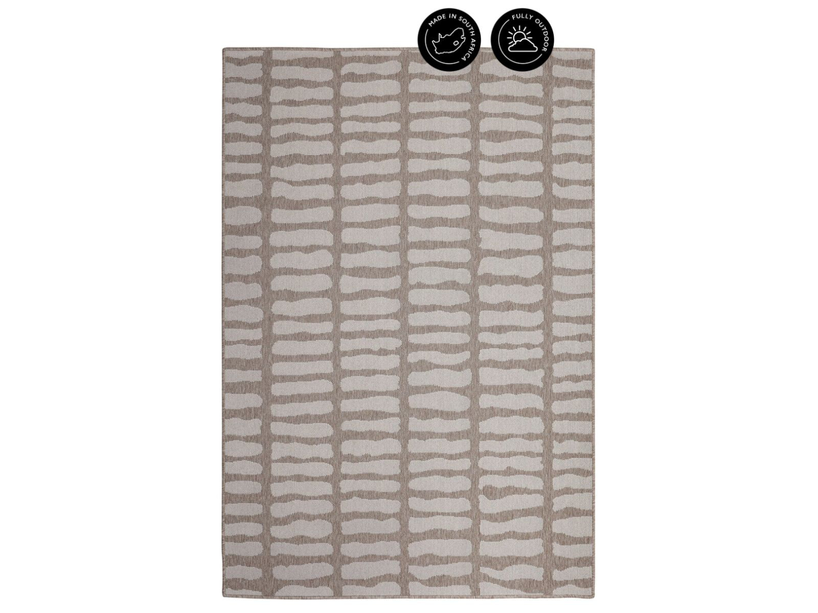 Trail Tracks Rug in Clay
