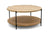 Urban Steel and Oak Coffee Table Round