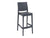 Maya polypropylene grey bar - kitchen chair