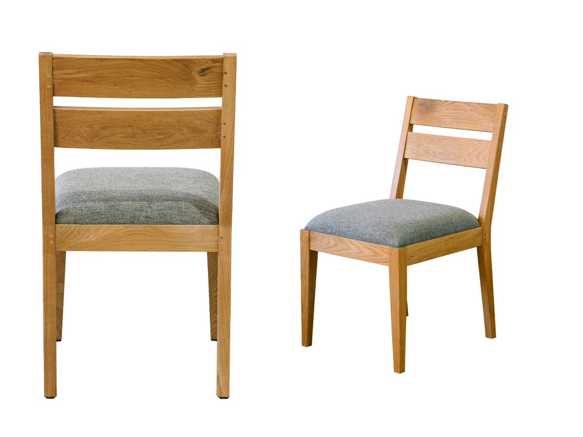 Bjorn Oak D/Chair in Galway Shamrock