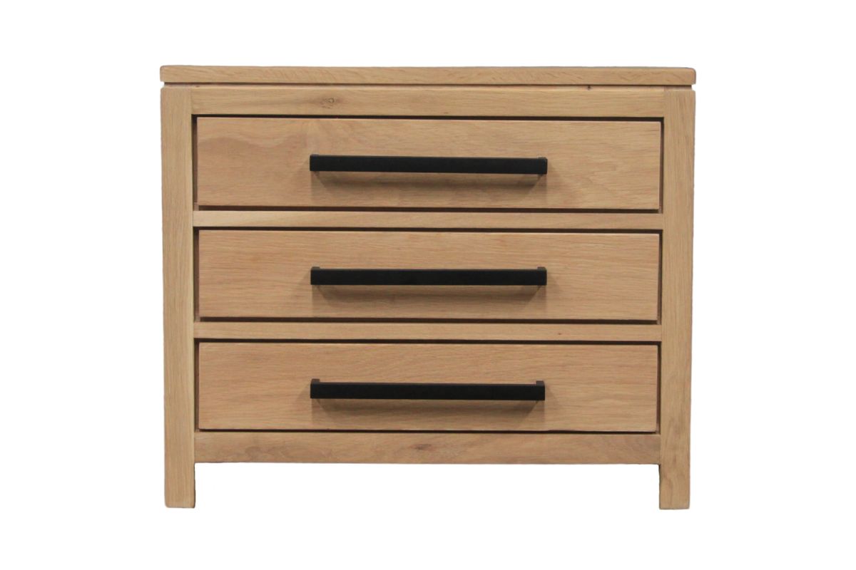 Casa Oak Pedestal - 3 Drawers