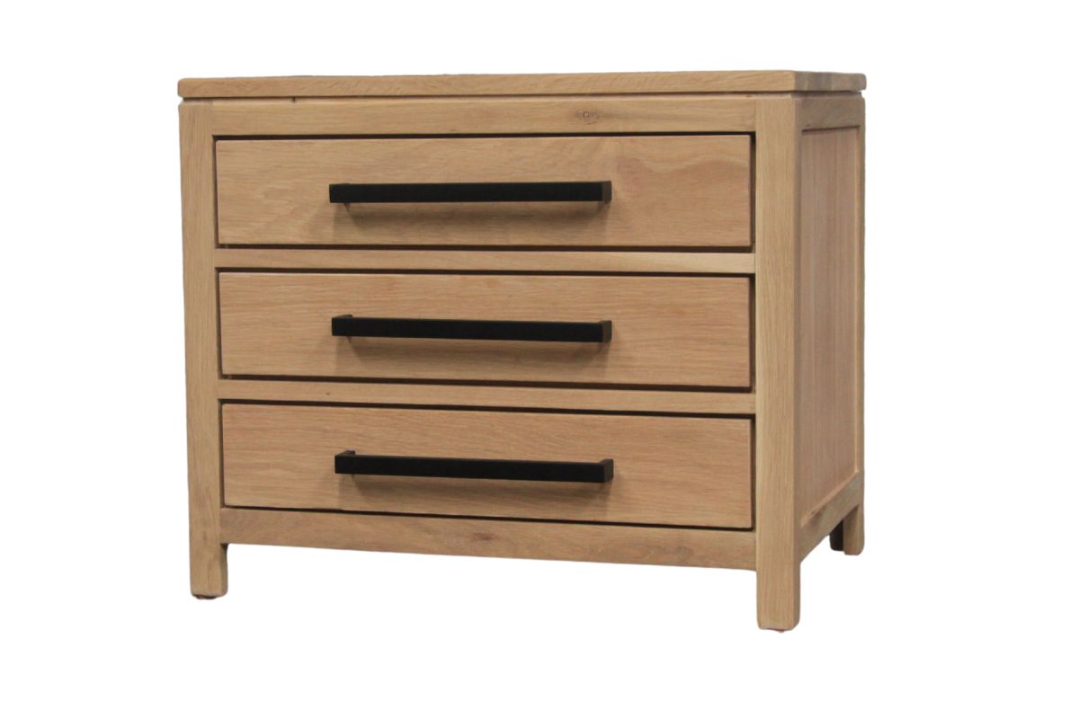 Casa Oak Pedestal - 3 Drawers