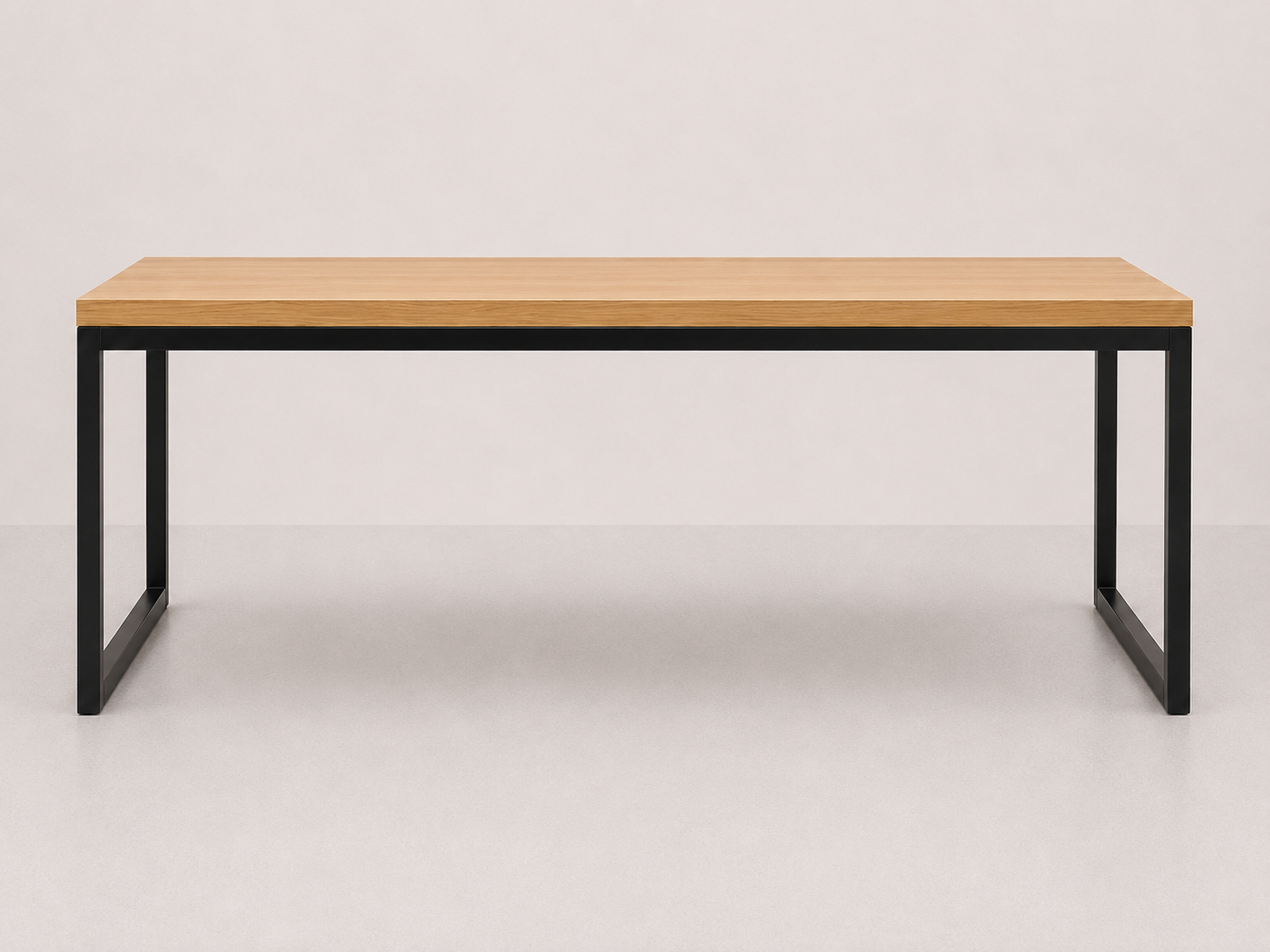 Urban Steel and Oak Coffee Table 1000