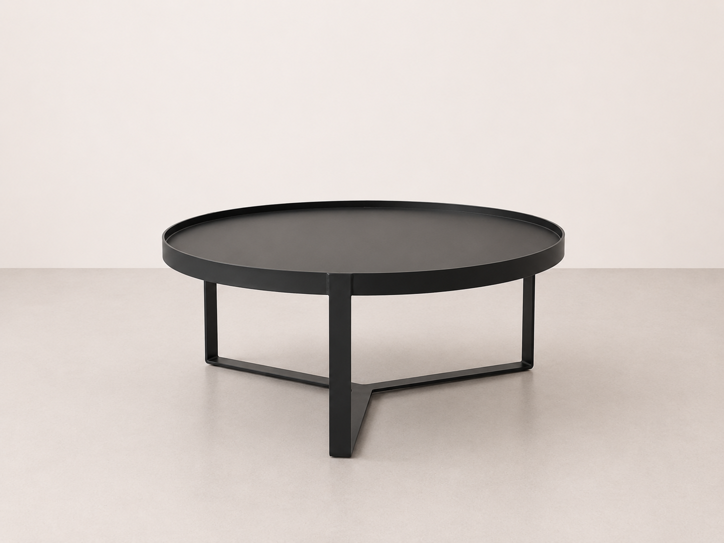 Havana Round Steel Top Coffee Table