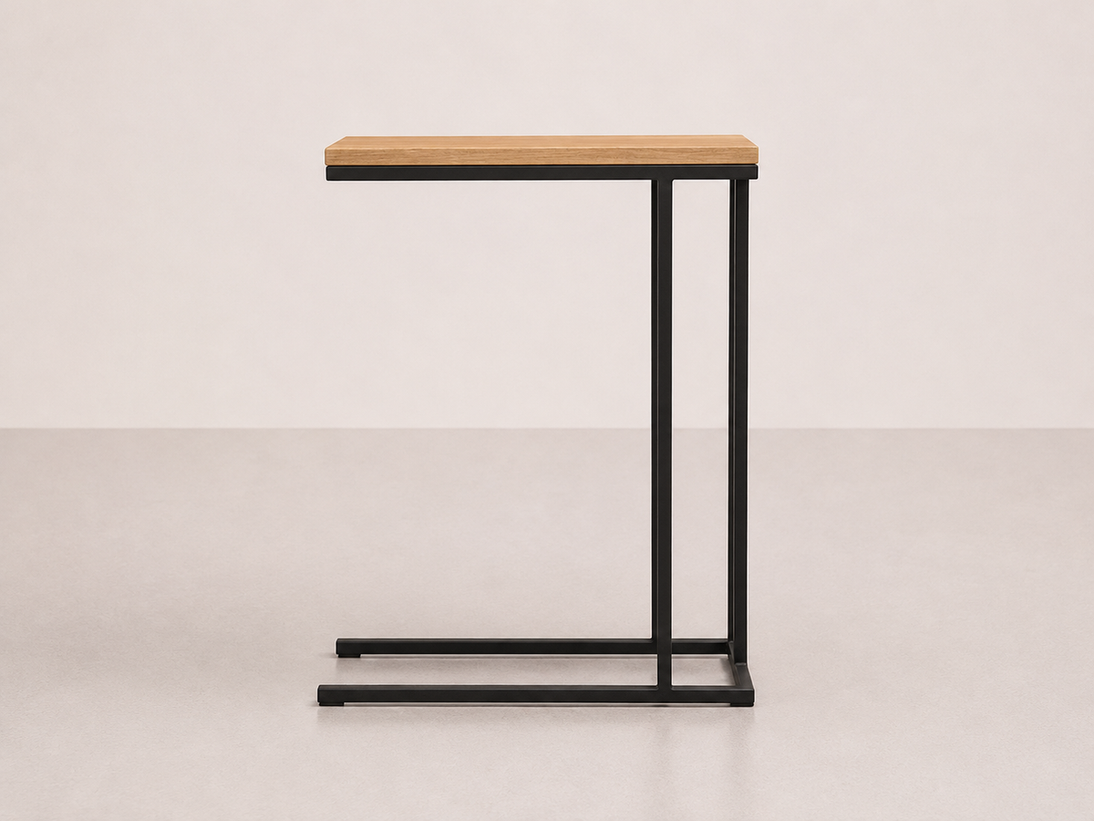 Urban Steel and Oak Laptop Table