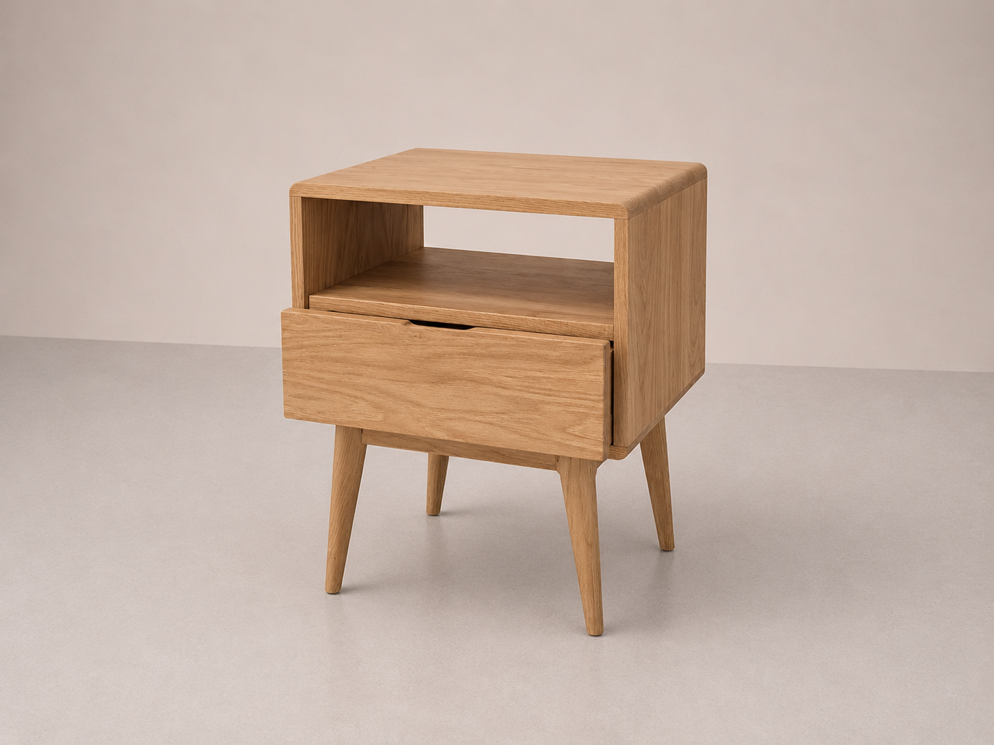 Muse Oak Pedestal