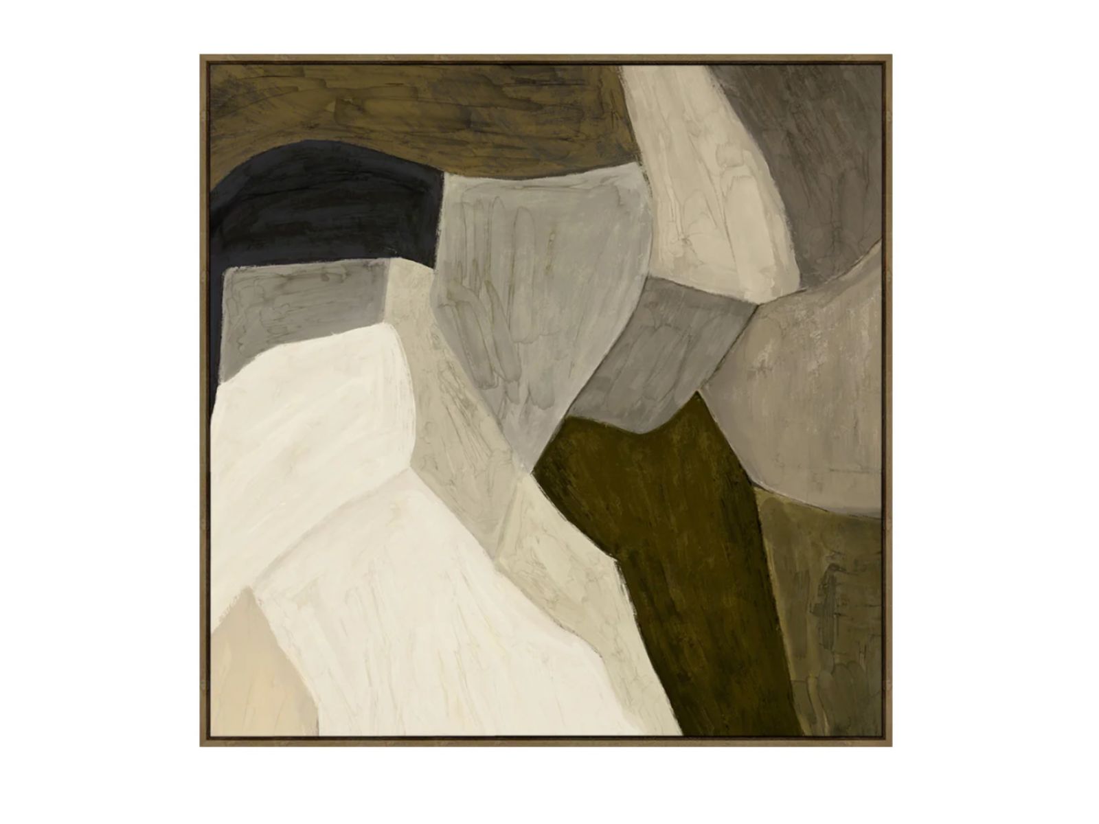 Collide Wall Art in Pecan Shell