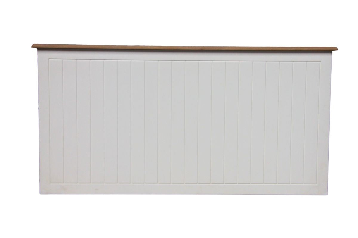 Country White Oak Headboard