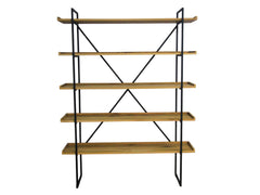 Cross Oak Bookshelf - Woodenways Decor|Furniture