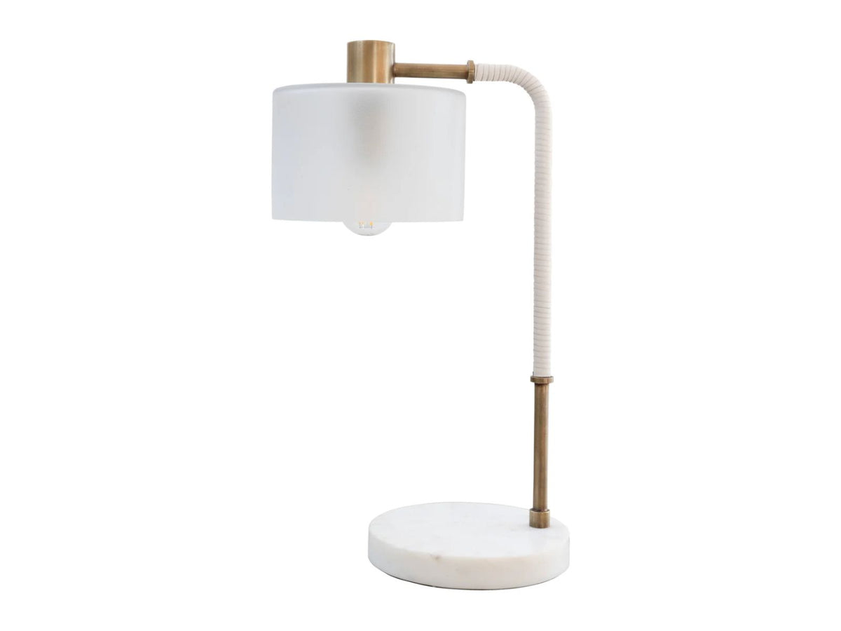 Flare Marble Desk Lamp