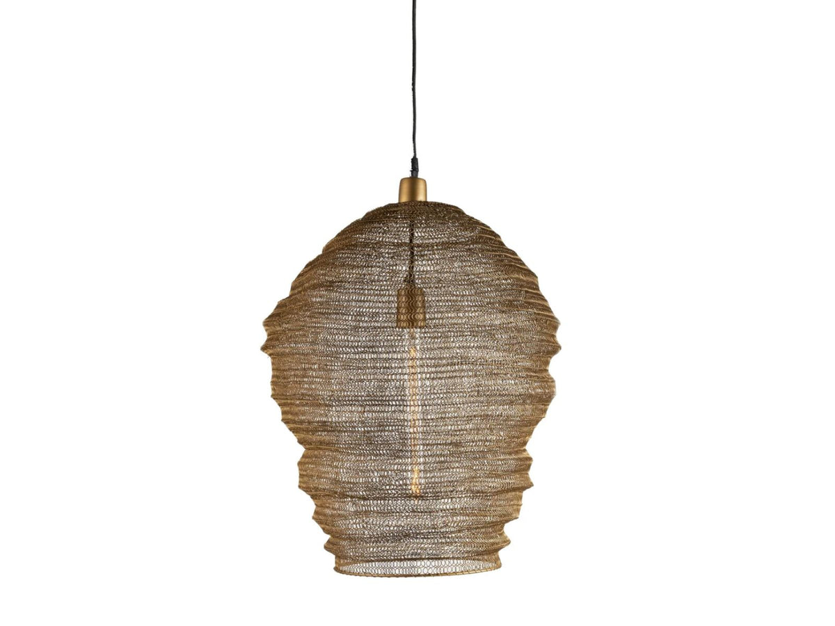 Lampara Mesh Pendant in Gold