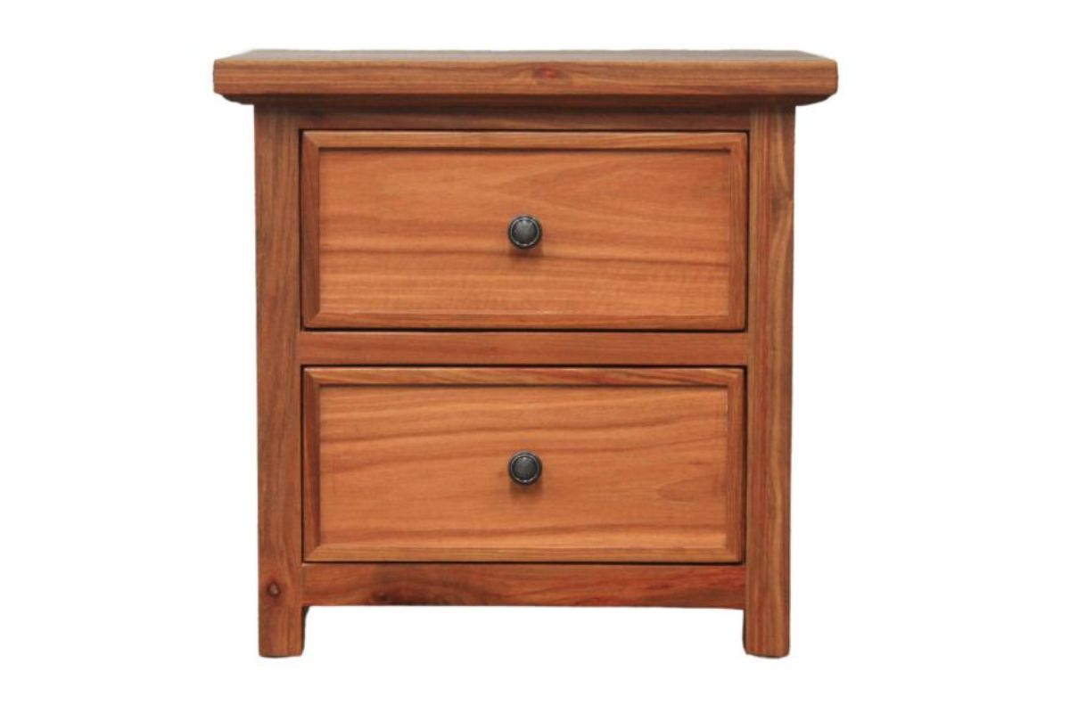 Maison Kiaat Pedestal - 2 Drawer