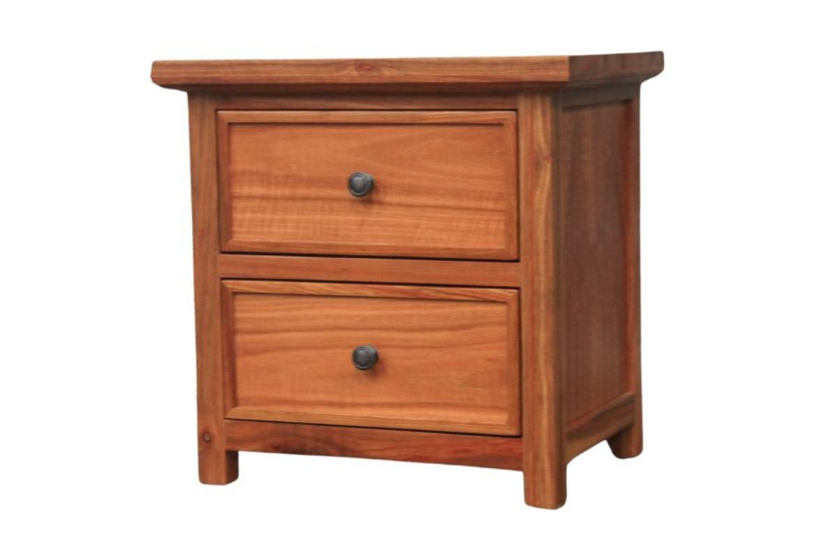 Maison Kiaat Pedestal - 2 Drawer