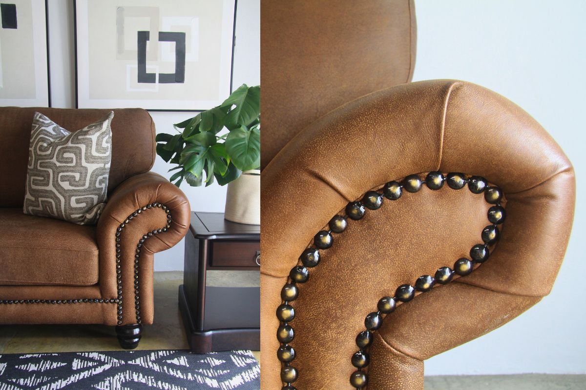 Omaruru Leather Sofa