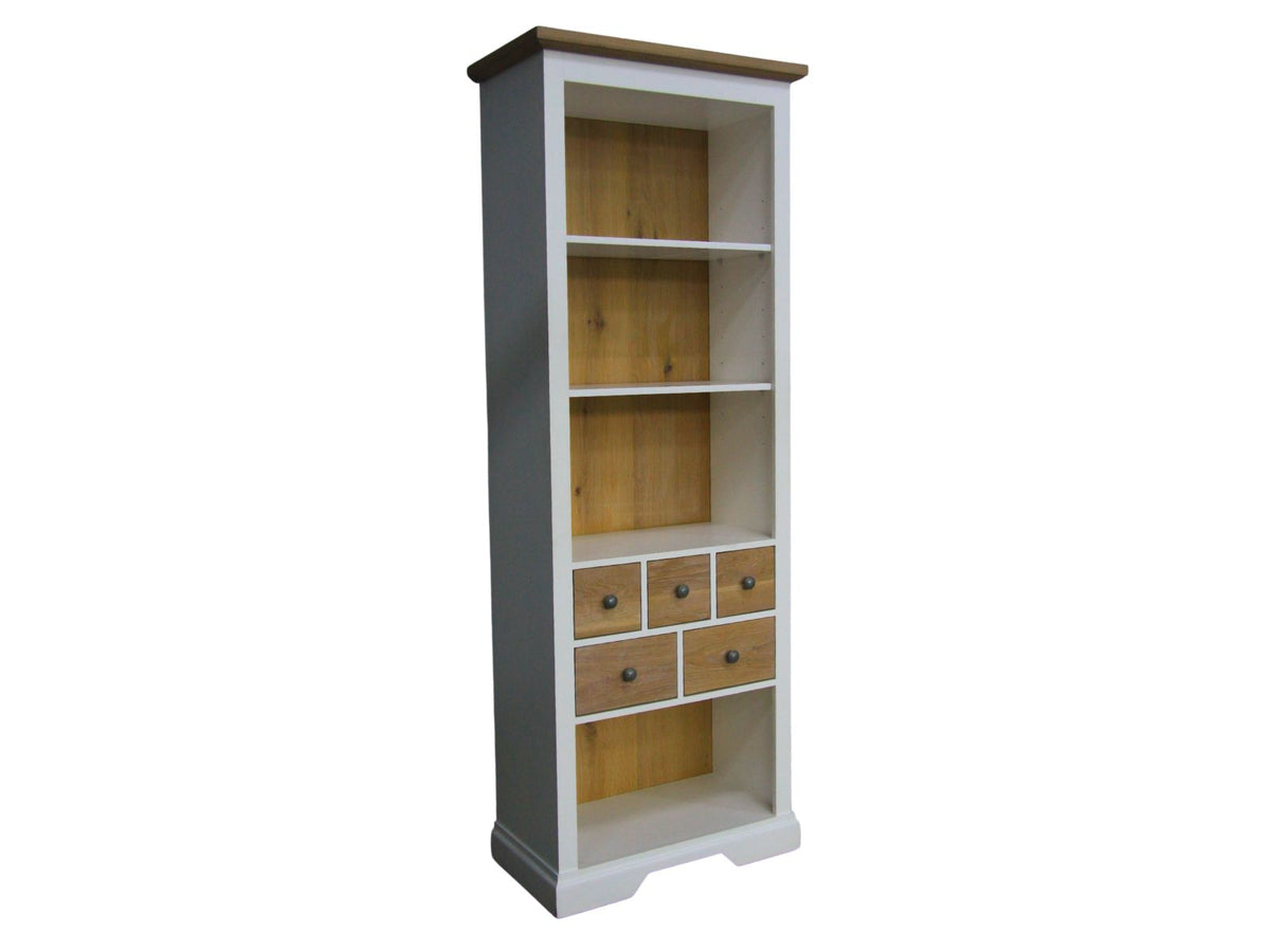 Orchard White &amp; Oak Bookshelf