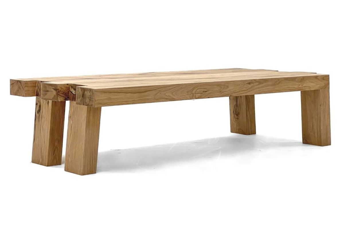 Slant Oak Coffee Table