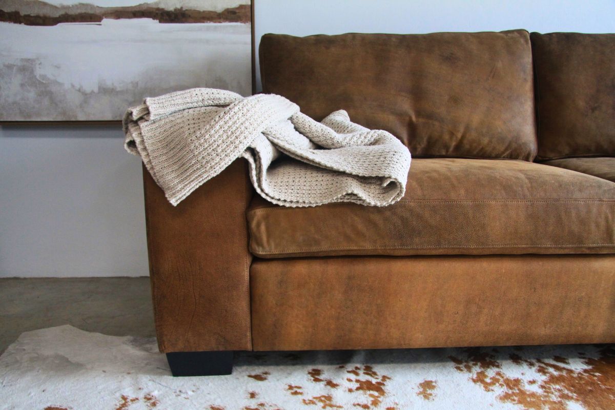 Swellendam Leather Sofa