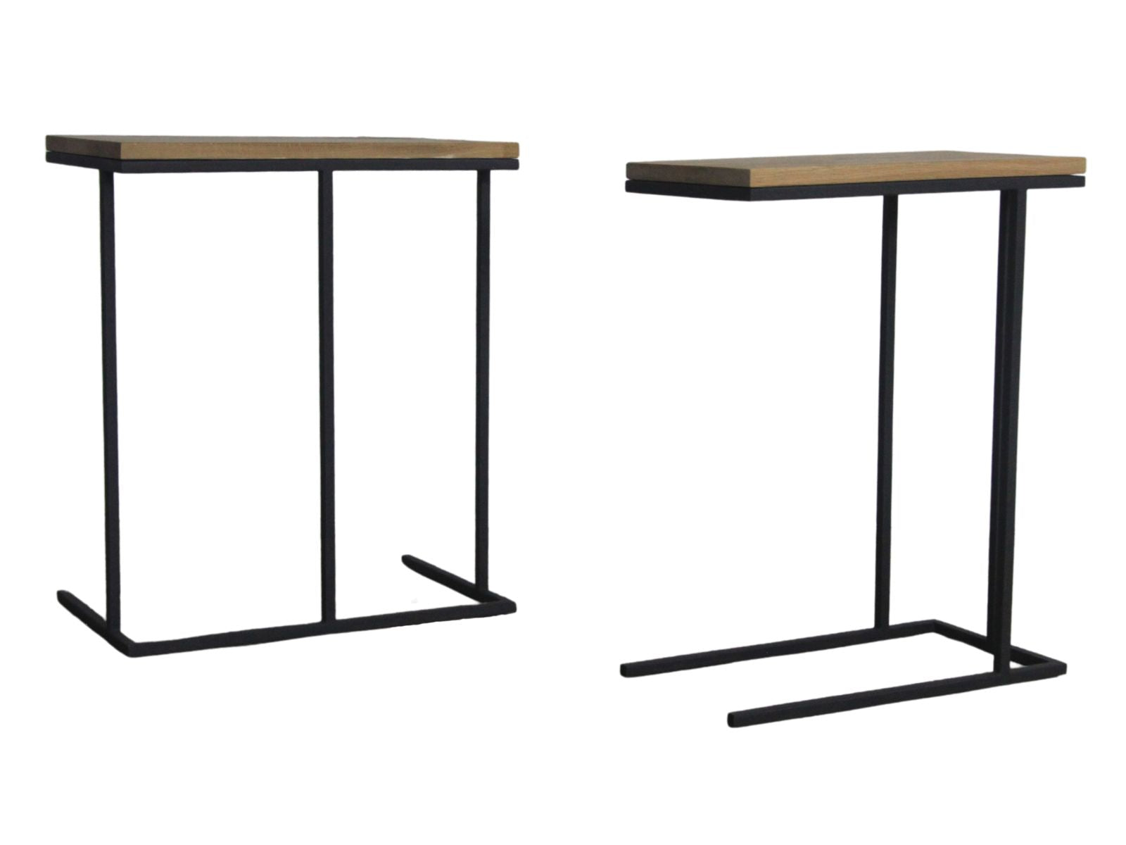 Urban Steel and Oak Laptop Table