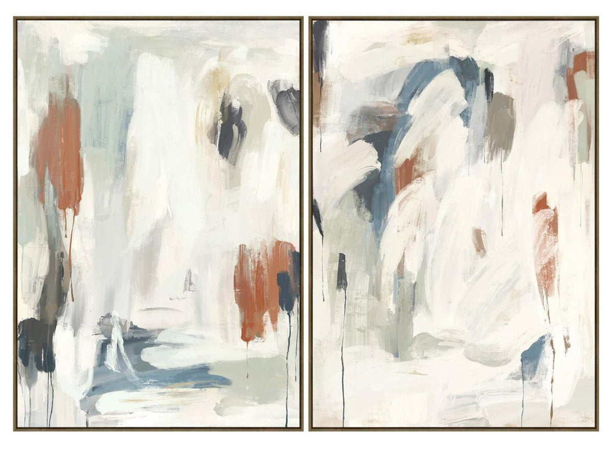 Muted Harmony Art in Pearl Ash