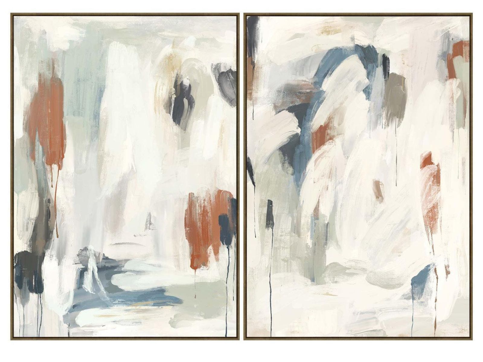 Muted Harmony Art in Pearl Ash