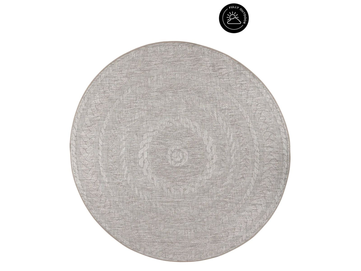 Whirlpool Outdoor Round Rug