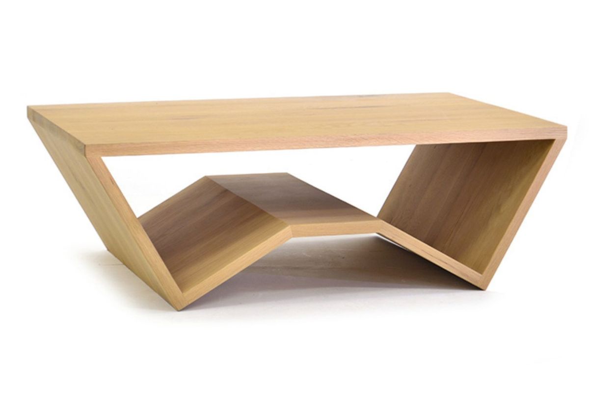Zig Zag Oak Coffee Table