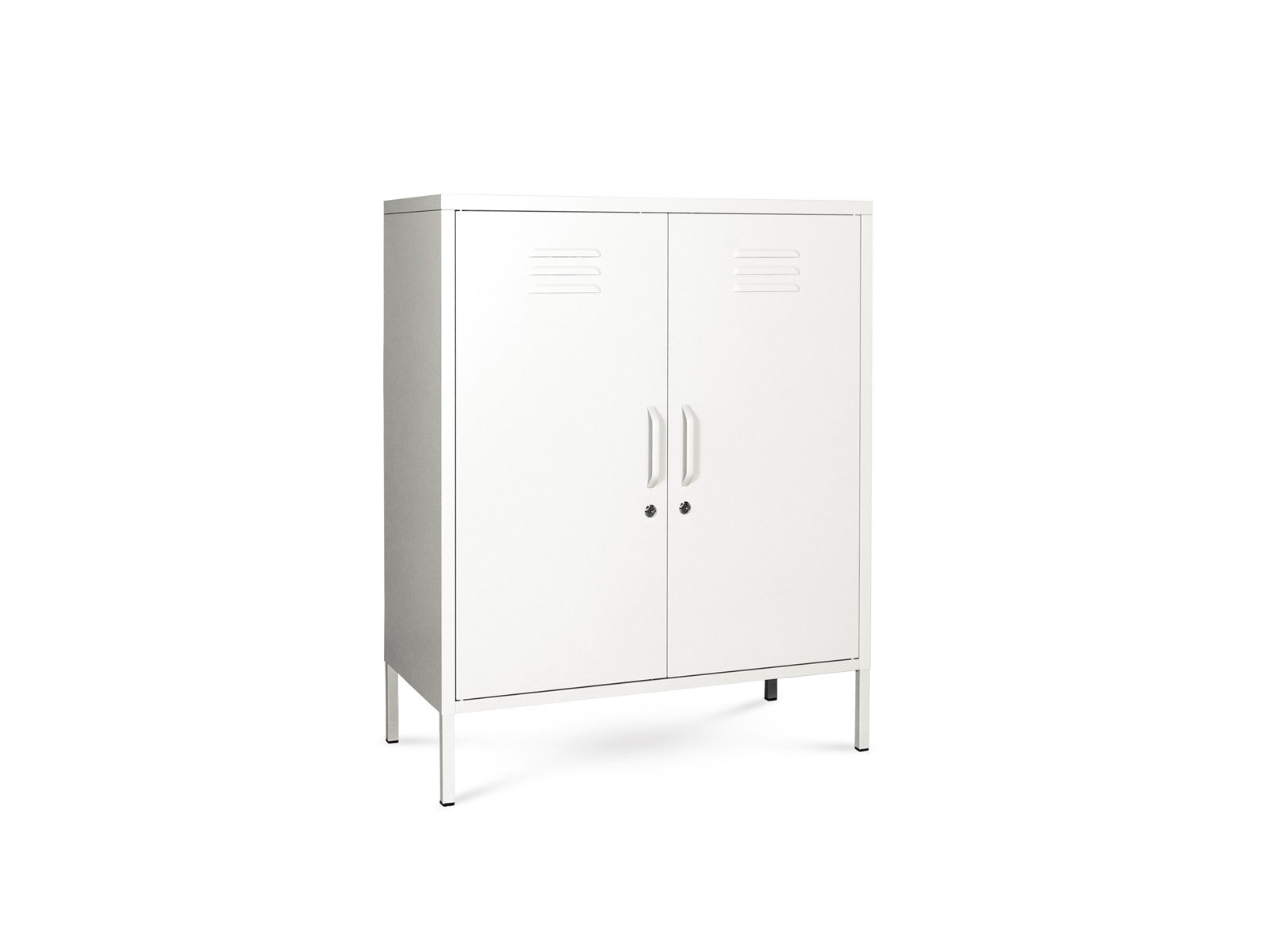 Nougat Storage Cabinet Soft White