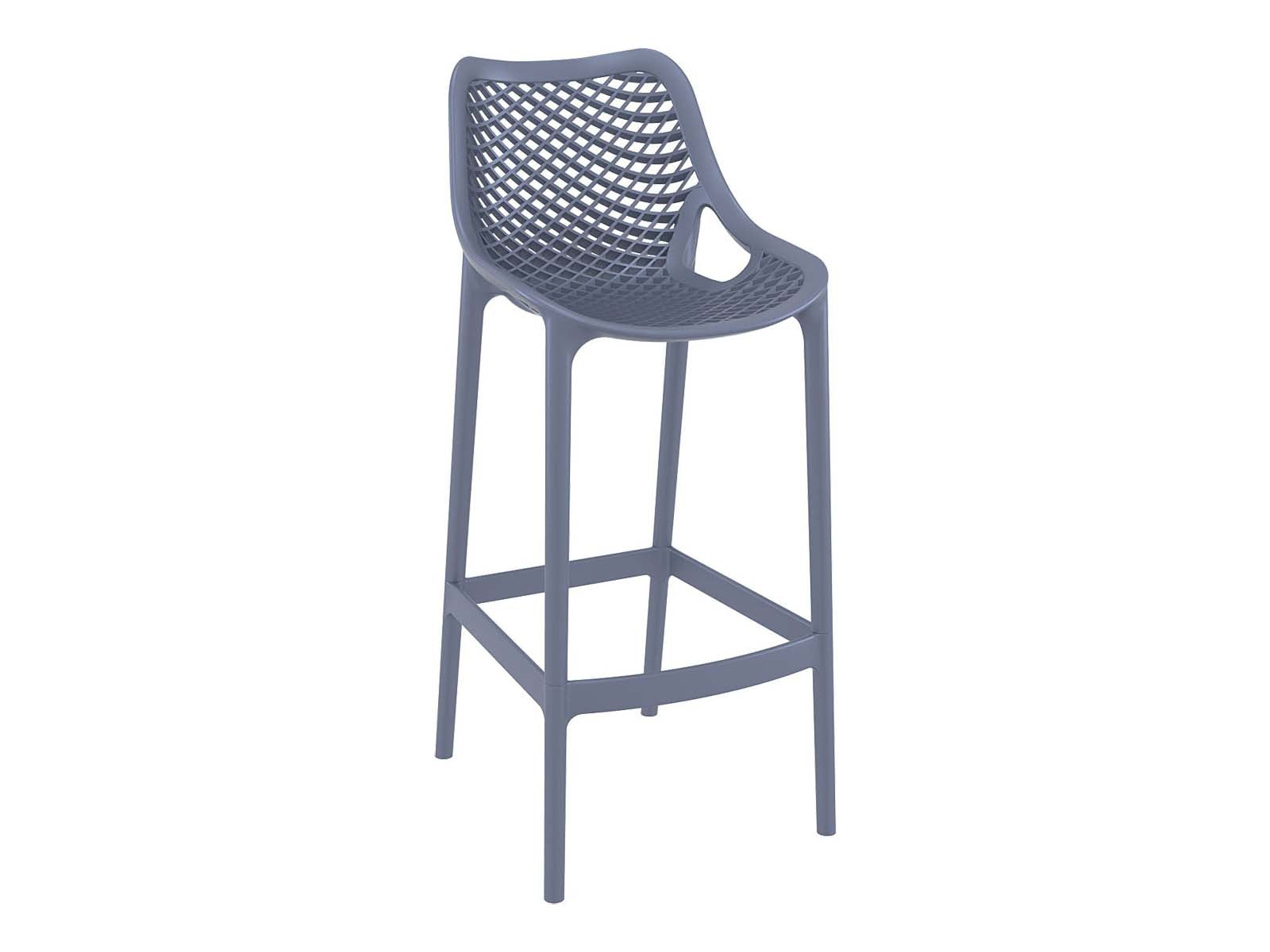 Air Grey Polypropylene Bar - Kitchen Chair