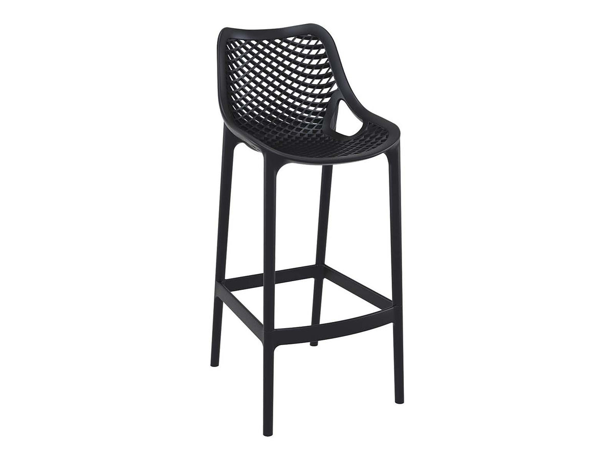 Air Black Polypropylene Bar - Kitchen Chair