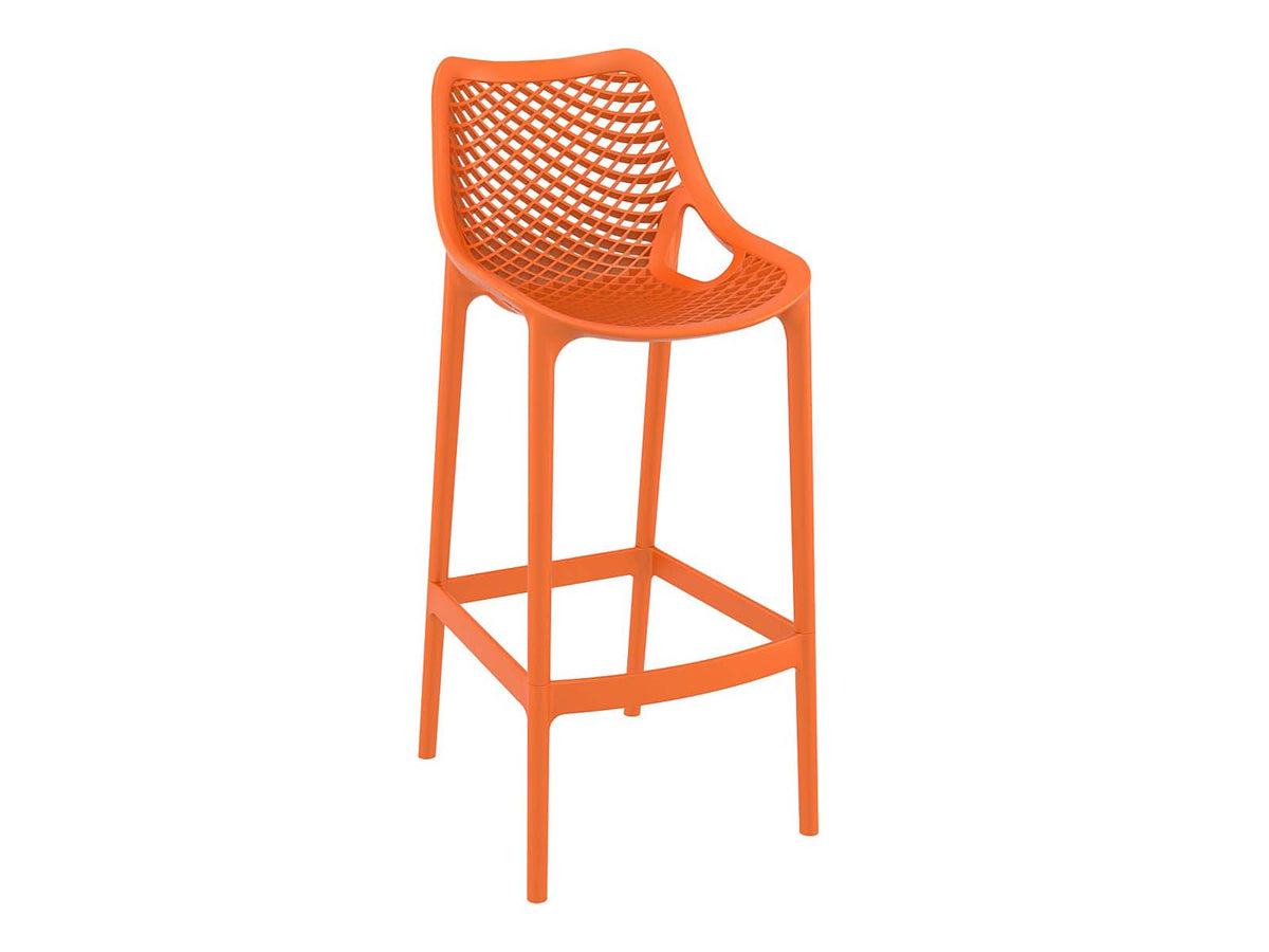 Air Orange Polypropylene Bar - Kitchen Chair