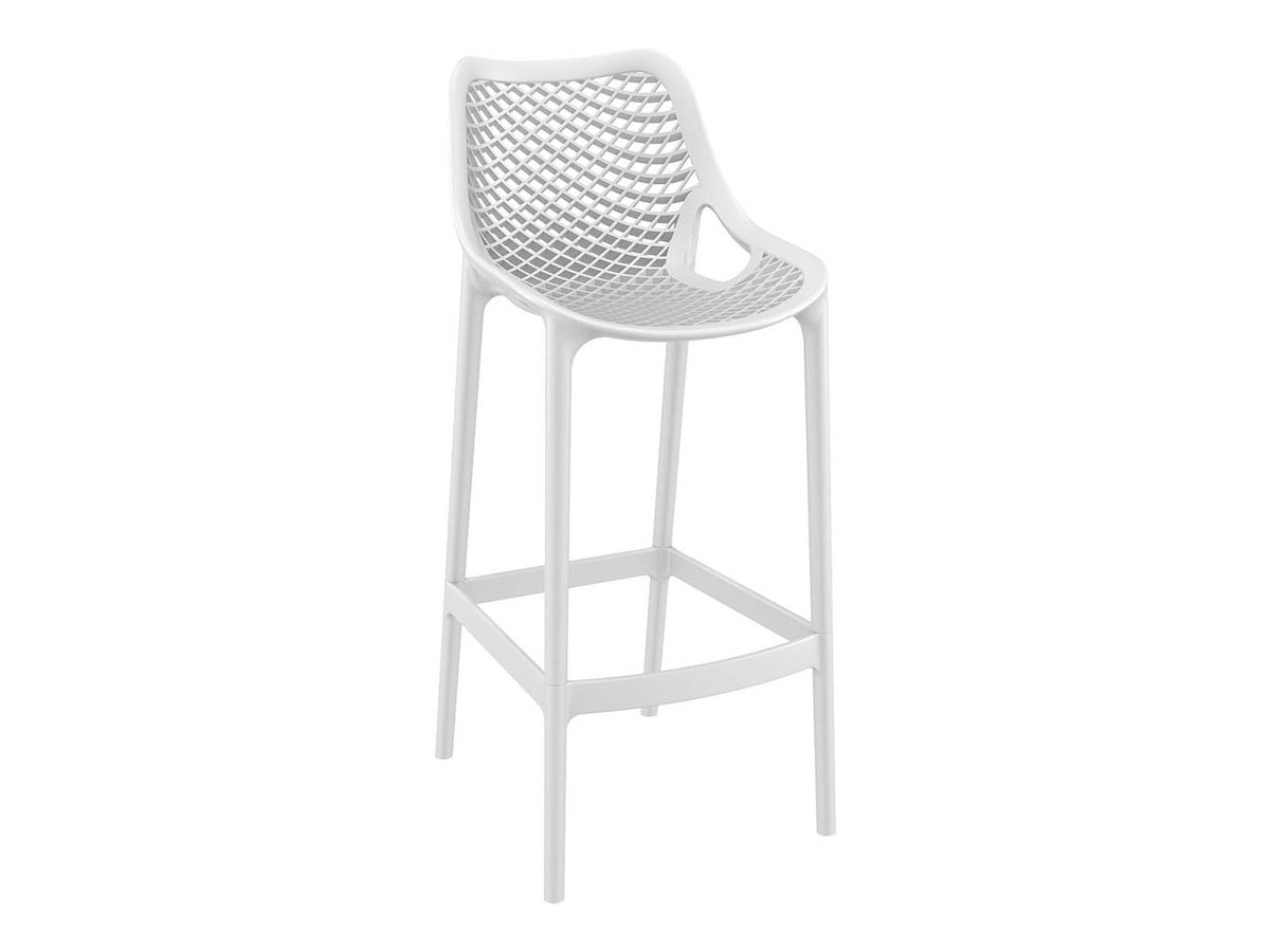 Air White Polypropylene Bar - Kitchen Chair