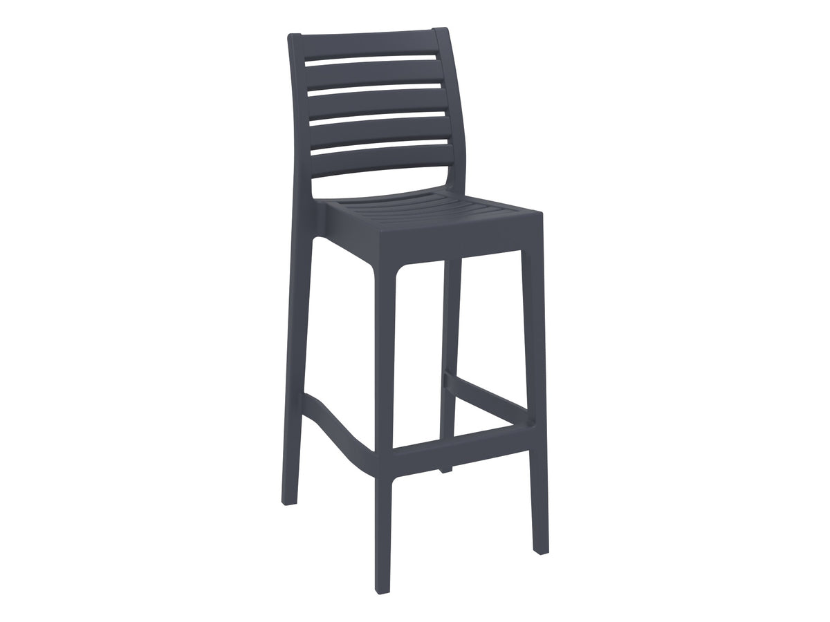 Ares Grey Polypropylene Bar - Kitchen Chair
