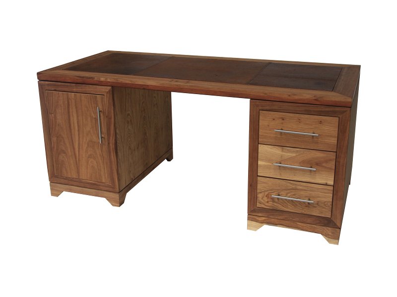 Europa Kiaat Office Desk Woodenways DecorFurniture