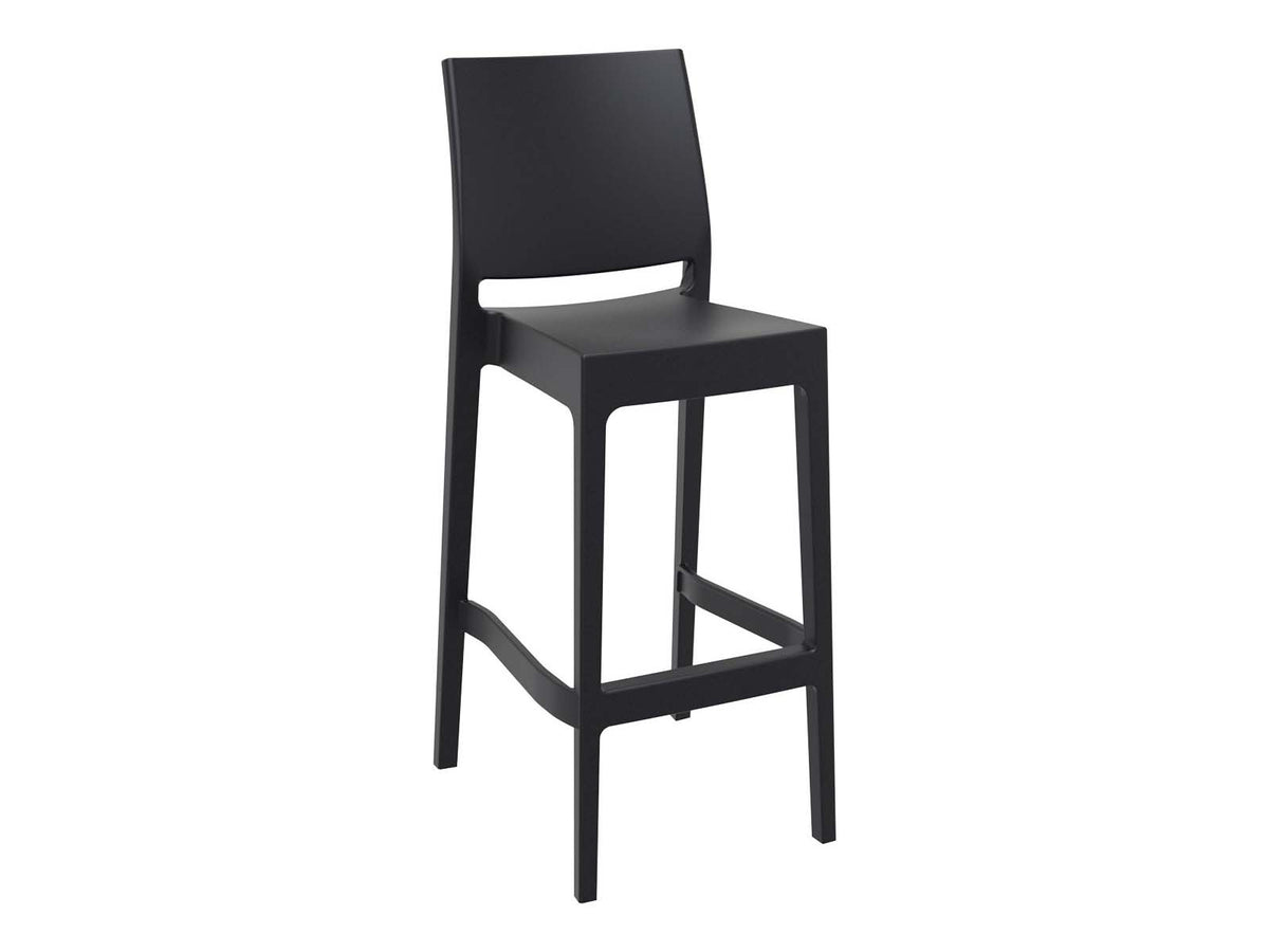 Maya polypropylene black bar - kitchen chair