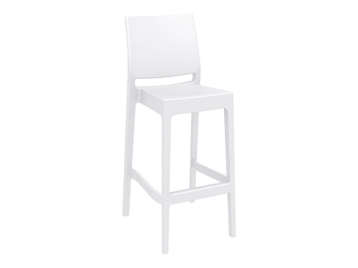 Maya polypropylene white bar - kitchen chair