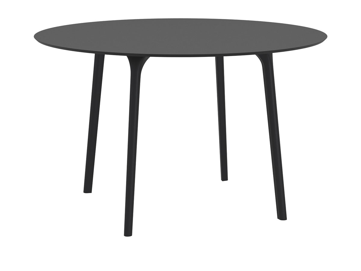 Maya Black Polypropylene leg and HPL Top dining table
