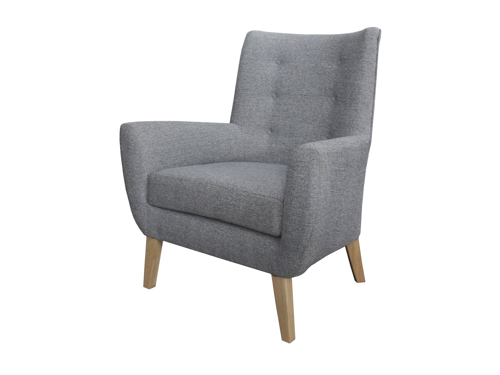 Napier Occasional Fabric Chair With Buttons