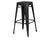 Tolix black bar - kitchen stool